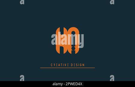 Alphabet letters Modern Creative logo NA , AN Stock Vector