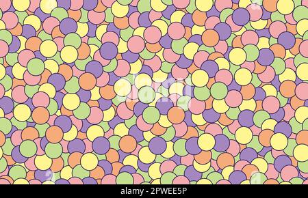 Vector background with seamless circular pattern Stock Vector