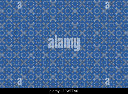 A blue pattern vector background pattern Stock Vector