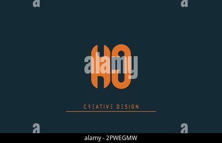Alphabet letters Modern Creative logo NJ , JN Stock Vector