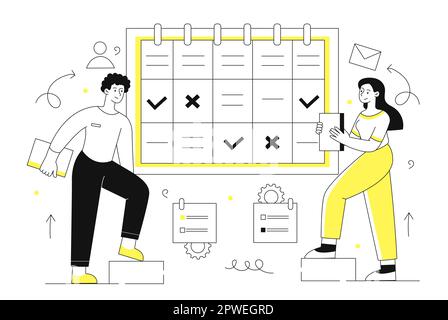 Concept of outsourcing Stock Vector