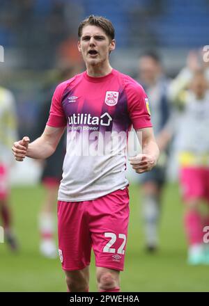 Huddersfield Town's Jack Rudoni and Cardiff City's Ryan Wintle battle ...