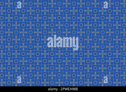 A blue pattern vector background pattern Stock Vector