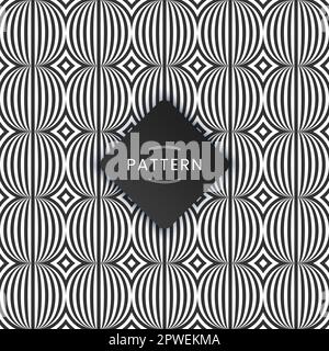 Abstract pattern background in black and white Stock Vector