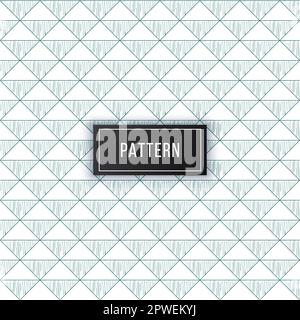 Abstract seamless pattern with triangle lines Stock Vector