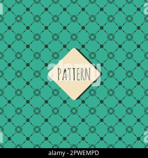 Abstract flowerish geometric shapes seamless patterns background Stock Vector