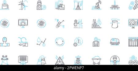 Workshop linear icons set. Training, Seminar, Skill-building, Learning, Collaboration, Leadership, Innovation line vector and concept signs Stock Vector