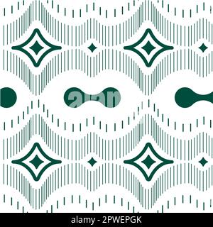 Abstract lines seamless pattern background Stock Vector