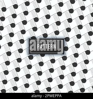 Abstract seamless pattern background with circles and lines Stock Vector