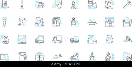 Biodynamic farming linear icons set. Sustainability, Organic, Soil ...