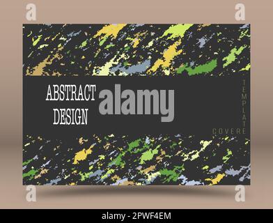 Template for background, cover, screensaver, website and creative idea in abstract style. Layout for interior ideas, corporate style and decorative cr Stock Vector