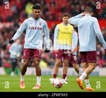 Manchester, UK. 30th Apr, 2023. Ollie Watkins of Aston Villa during the Premier League match at Old Trafford, Manchester. Picture credit should read: Andrew Yates/Sportimage Credit: Sportimage Ltd/Alamy Live News Stock Photo