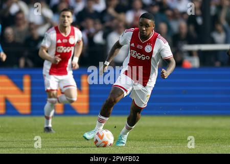 ROTTERDAM, NETHERLANDS - APRIL 30: Steven Bergwijn of Ajax during the Dutch  TOTO KNVB Cup final match between Ajax and PSV at Stadion Feijenoord on  April 30, 2023 in Rotterdam, Netherlands (Photo