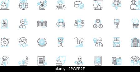 Online nerk linear icons set. Connectivity, Virtual, Internet ...