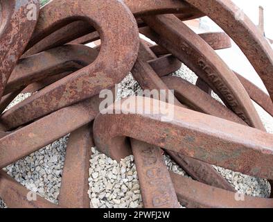 Old Rusty Chain UK Stock Photo