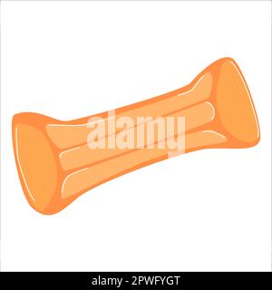 air mattress on white background in cartoon style Stock Vector