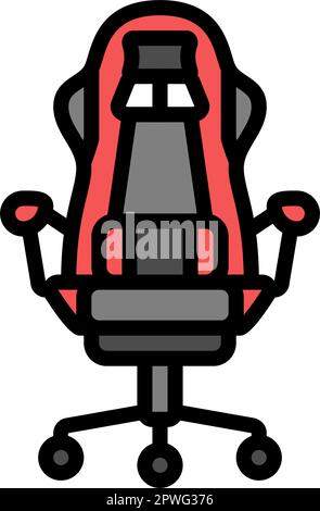 chair gaming pc icon color illustration Stock Vector Image & Art - Alamy