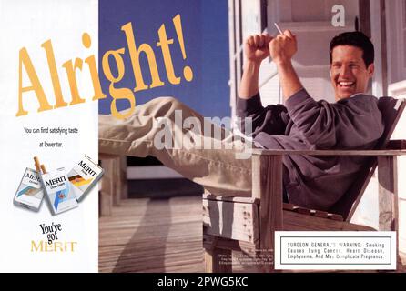 Vintage 'Playboy' December 1998 magazine issue advert, USA Stock Photo