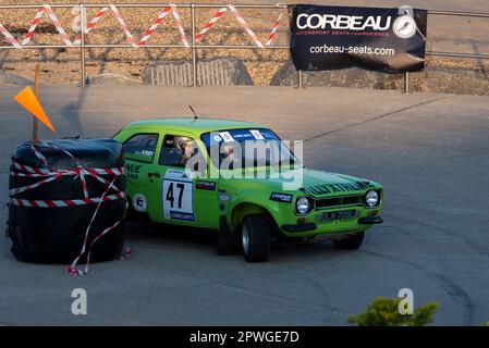 Mark I Ford Escort Rs1600 Rally Car On Rally Track At Oulton Park Motor 