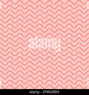 Vector pattern with lines and waves Stock Vector