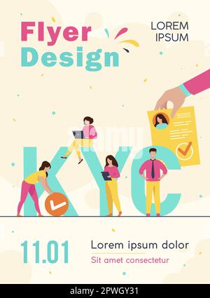 Know your customer concept Stock Vector