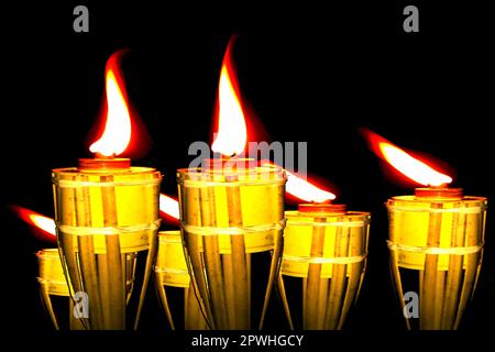 image Pelita lamp used in Malay culture to celebrate Muslim Eid Fitr or Adha Stock Photo