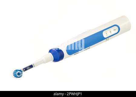electrical toothbrush isolated on white background Stock Photo - Alamy