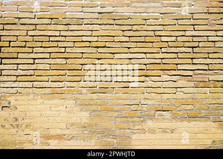 Background from an old brown brick wall Stock Photo