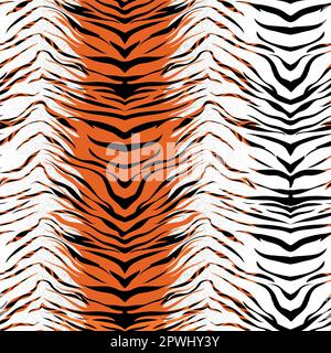 Textile pattern for art work on ladies suits and bedsheet tiger skin pattern Stock Vector