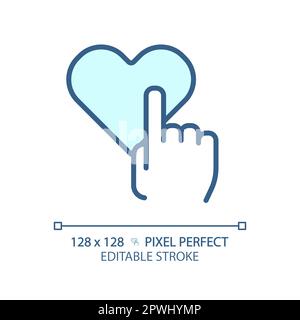 Like pixel perfect RGB color icon Stock Vector