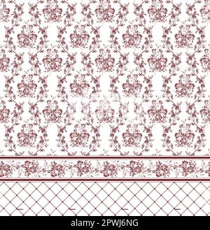 Textile pattern for graphic design ladies suit and bedsheet Stock Vector