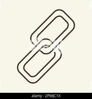 Link line icon Stock Vector