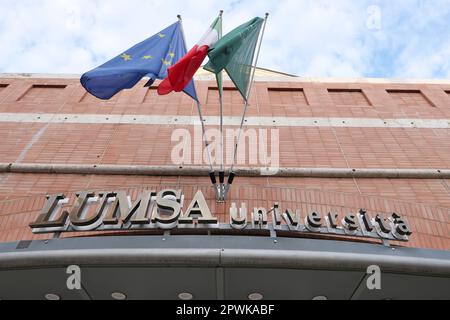 SIGN OF LUMSA UNIVERSITY Stock Photo