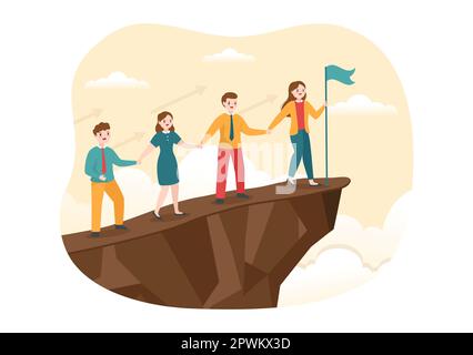 Business Leadership with Businessman Leader Helps the Team to Develop ...