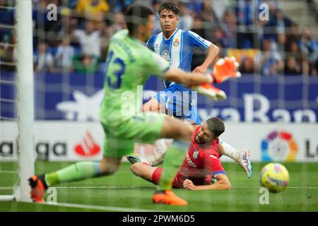 Nico Melamed of RCD Espanyol during the La Liga match between RCD