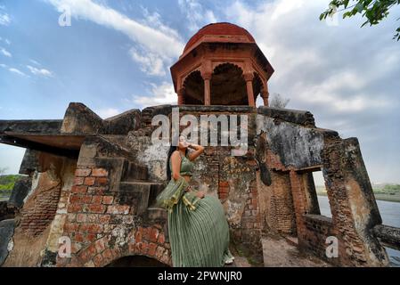 MODEL POSING IN BEKAL FORT, KASARAGOD DISTRICT, Stock Photo, Picture And  Rights Managed Image. Pic. HIP-01342MBAL | agefotostock