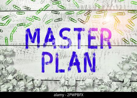 Master Plan Sign Inspiration showing sign Master Plan, Word for dynamic long-term ...