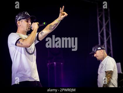 East 17, Main Stage, Poptasia Festival, Gloucester Park, Basildon, Essex © Clarissa Debenham (Film Free Photography) / Alamy Stock Photo