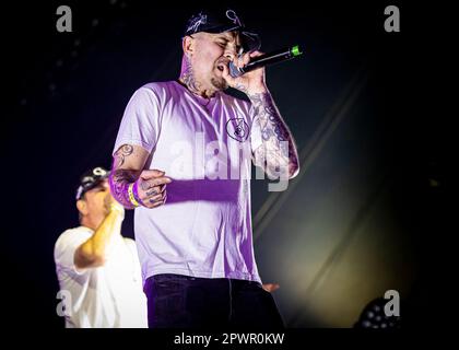 East 17, Main Stage, Poptasia Festival, Gloucester Park, Basildon, Essex © Clarissa Debenham (Film Free Photography) / Alamy Stock Photo