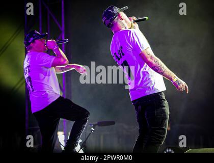 East 17, Main Stage, Poptasia Festival, Gloucester Park, Basildon, Essex © Clarissa Debenham (Film Free Photography) / Alamy Stock Photo