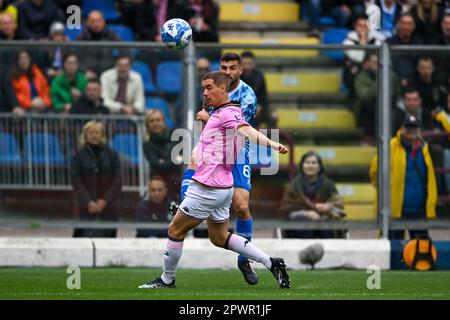 Como, Italy. 01st May, 2023. during the Italian Serie BKT soccer match Como 1907 vs Palermo FC at the Comunale G. Sinigaglia stadium in Como, Italy, 1st of May 2023 Credit: Independent Photo Agency/Alamy Live News Stock Photo