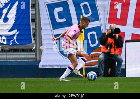 Como, Italy. 01st May, 2023. during the Italian Serie BKT soccer match Como 1907 vs Palermo FC at the Comunale G. Sinigaglia stadium in Como, Italy, 1st of May 2023 Credit: Independent Photo Agency/Alamy Live News Stock Photo