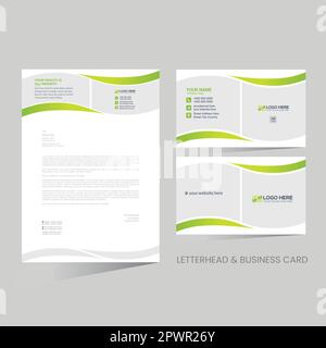 letterhead and business card design Stock Vector Image & Art - Alamy