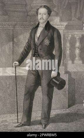 Francisco de Asís de Bourbon, Duke of Cádiz (18221902). King consort