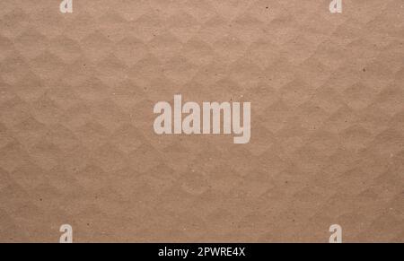 Recycled cardboard texture using as background with space for your text or image Stock Photo