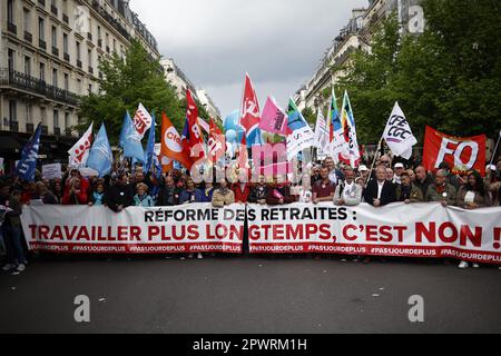 Paris, France. 01st May, 2023. Credit: Abaca Press/Alamy Live News Stock Photo