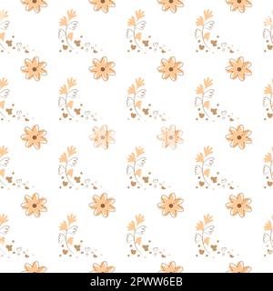 Abstract leaves pattern. abstract pattern. seamless pattern. Abstract flower pattern Stock Vector