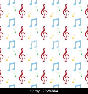 Musical Pattern design. Musical pattern. Music seamless pattern. Musical seamless pattern Stock Vector