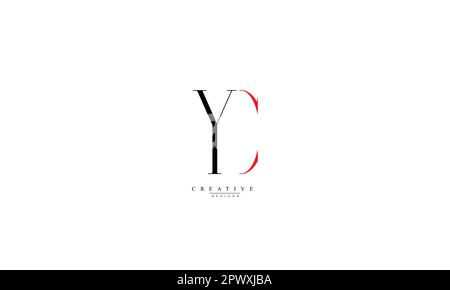YC CY Y C abstract vector logo monogram template Stock Vector