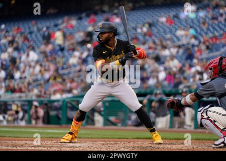 Pittsburgh Pirates' Ke'Bryan Hayes runs the bases during a baseball game  against the Cincinnati Reds in Cincinnati, Wednesday, Sept. 14, 2022. The  Pirates won 10-4. (AP Photo/Aaron Doster Stock Photo - Alamy